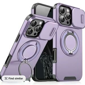 Case with Slide Camera Cover for iPhone 16 PRO